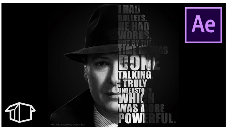 James Spader Text Portrait Tutorial for After Effects CC