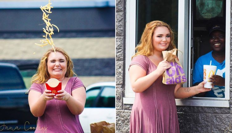 Teenager Chooses McDonald's as Backdrop for Hilarious Senior Photos
