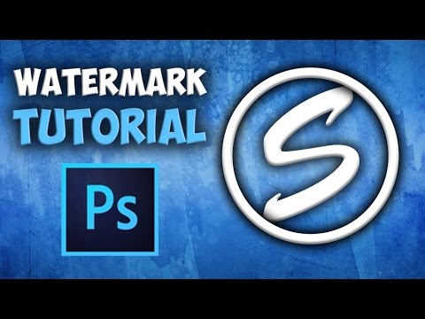How To Make A Professional Watermark!! [Photoshop Tutorial]