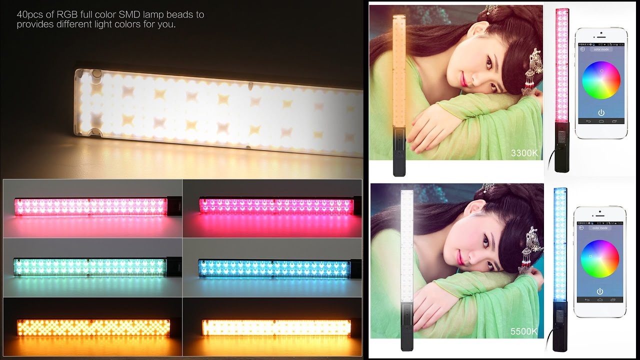 YN360 LED CRI95+Dual Color Temperature 5500K 3200K Photography Studio Video Light