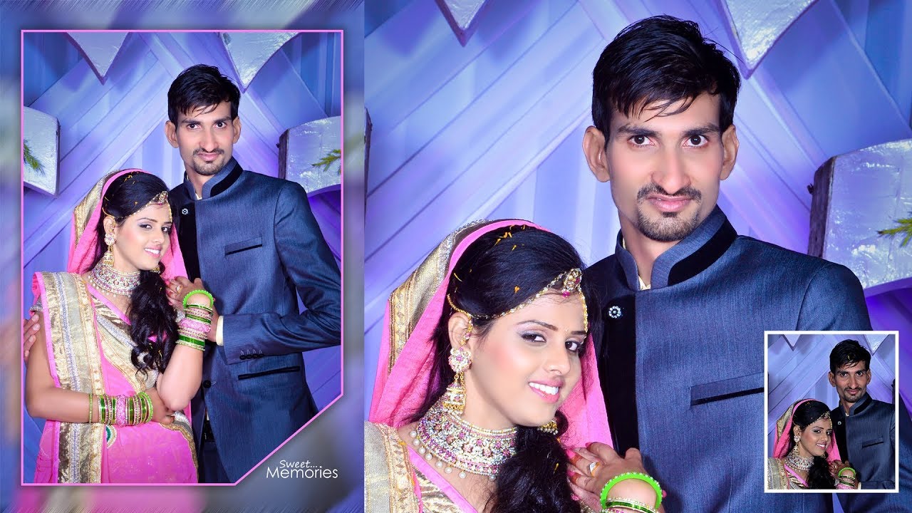 Couple Wedding Portrait Retouching | Photoshop Tutorial in Hindi