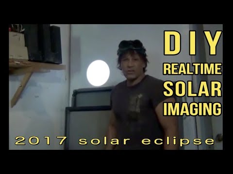30,000 mm DIY sun imaging and Schlieren photography DIY TELESCOPE for the sun
