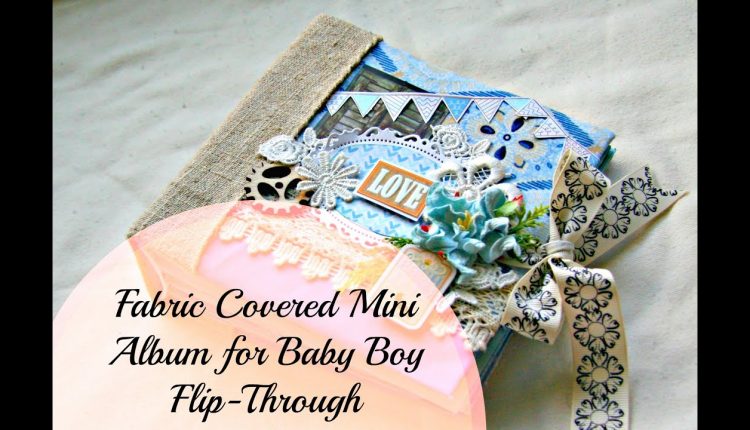 Soft Fabric Cover Baby Boy Mini Photo Album