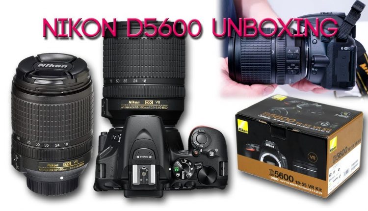 Nikon D5600 18mm-140mm Photo Camera unboxing