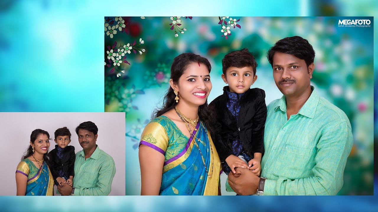 Family Photo Editing in Photoshop cc tutorial in Hindi