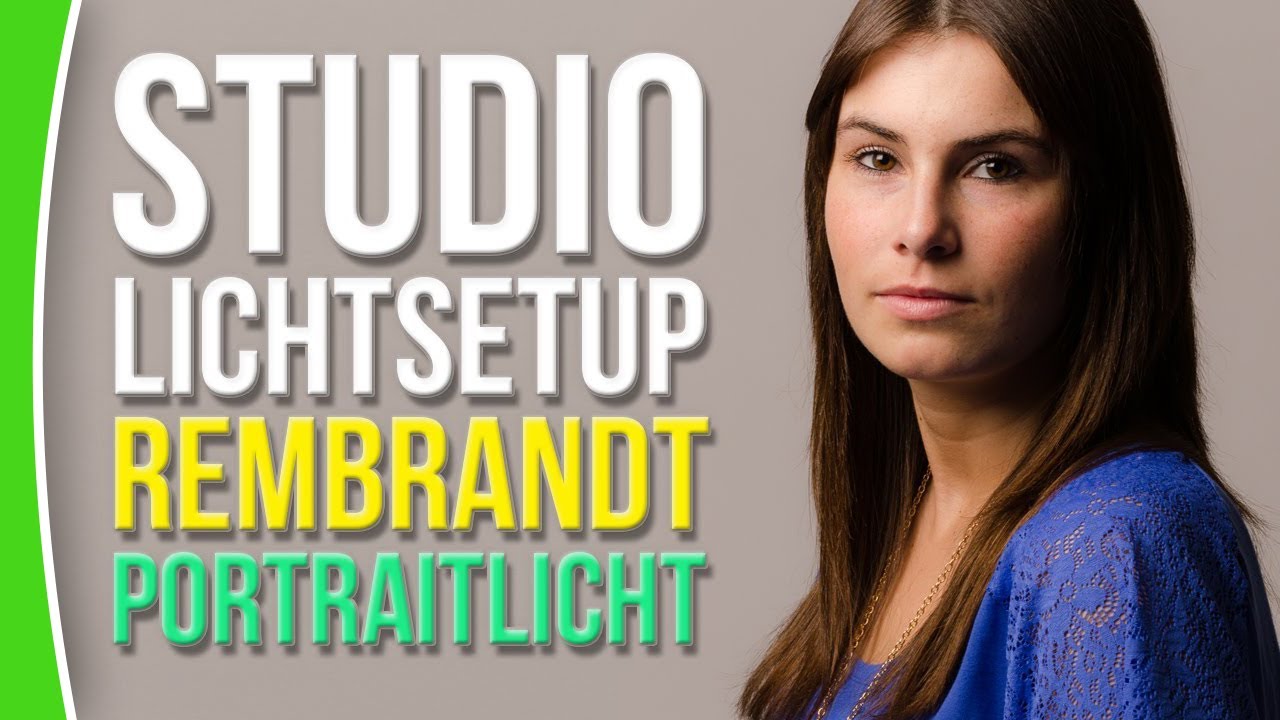 Portrait Studio Lichtsetup: Rembrandt Licht - caphotos.de