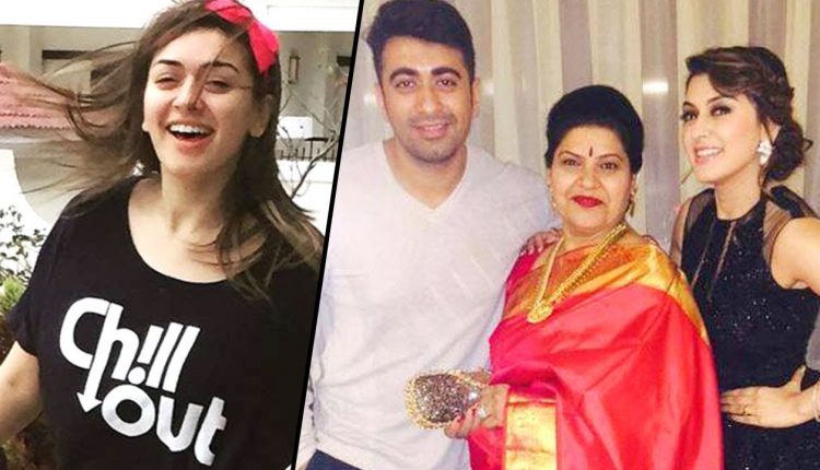 Hansika Motwani Family Photos with Mother, Brother and Friends