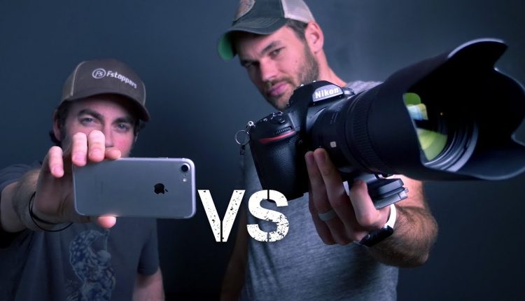 iPhone Vs $5000 CAMERA CHALLENGE