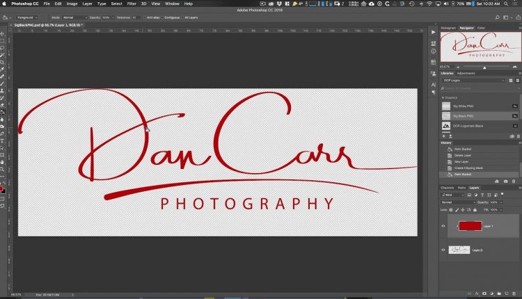 How to Change the Colour of Your Photologo in Photoshop