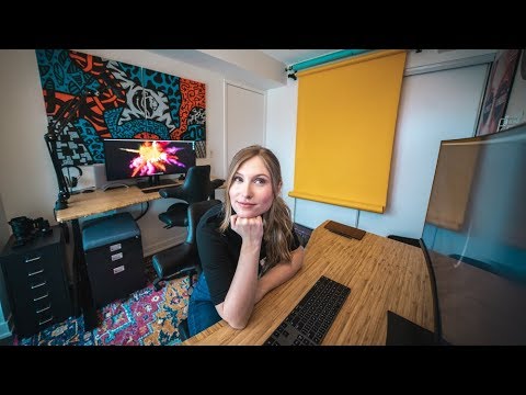 TINY OFFICE TOUR - 99 Square Foot PHOTOGRAPHY STUDIO in TORONTO