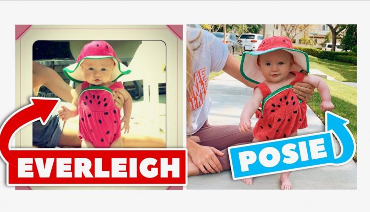 Posie Recreates Her Sister Everleigh's Baby pictures!!!