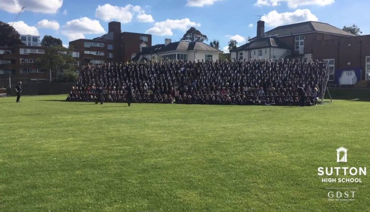 Whole School photograph timelapse - Sutton High School GDST