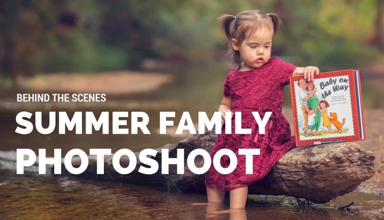 Behind The Scenes Family Photo Session