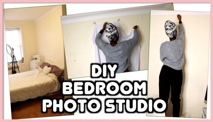 How to Turn a Small Bedroom into a Photo Studio || SHANiA DIY