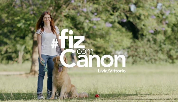 Como fazer fotos em movimento - Pets | #FizComCanon