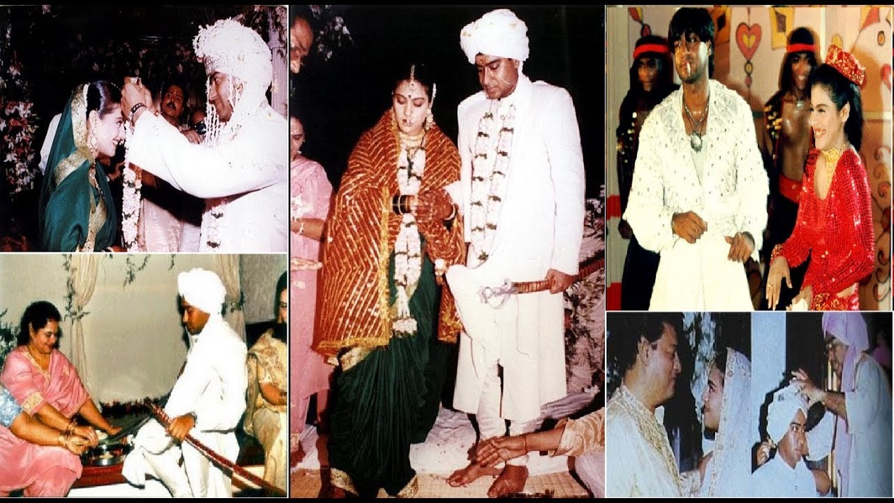 Ajay Devgn & Kajol Unseen Marriage & Younger Days Pics