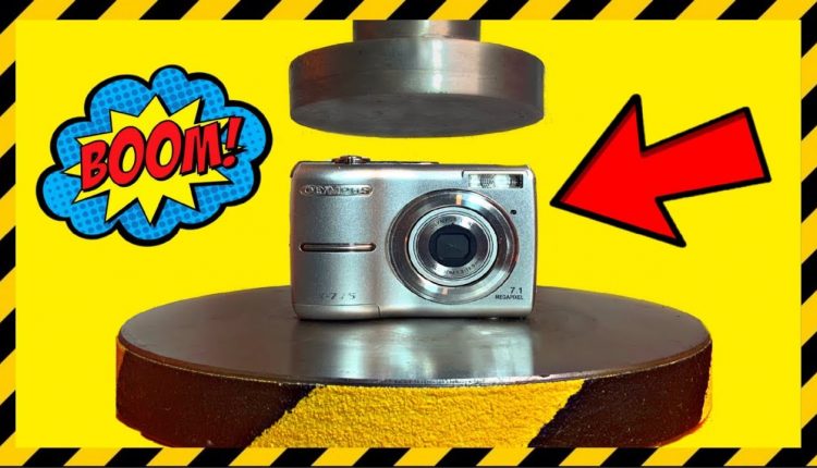 How Strong Is Photo Camera? | Experiment Old Cameras With Hydraulic Press