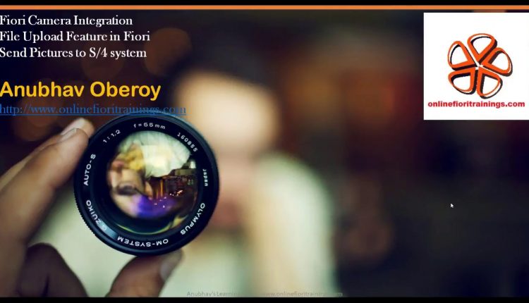 SAP UI5 Camera Integration | Capture Photo in Fiori App | Send/Receive Images to SAP Gateway