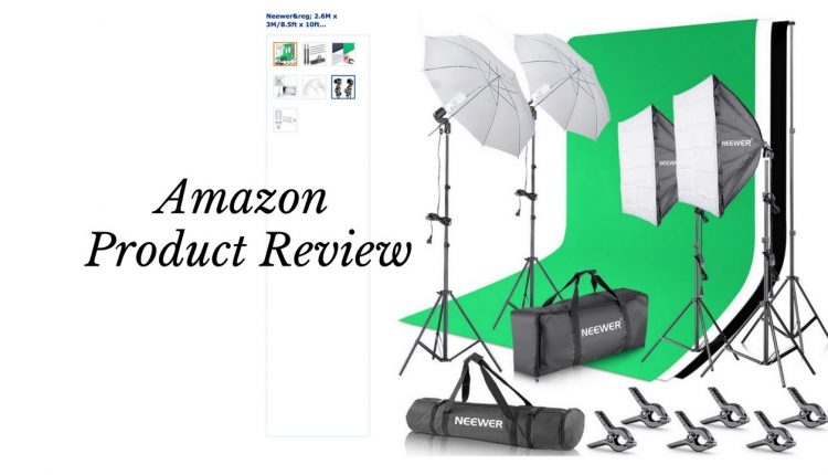 Neewer lighting kit studio from amazon review!!
