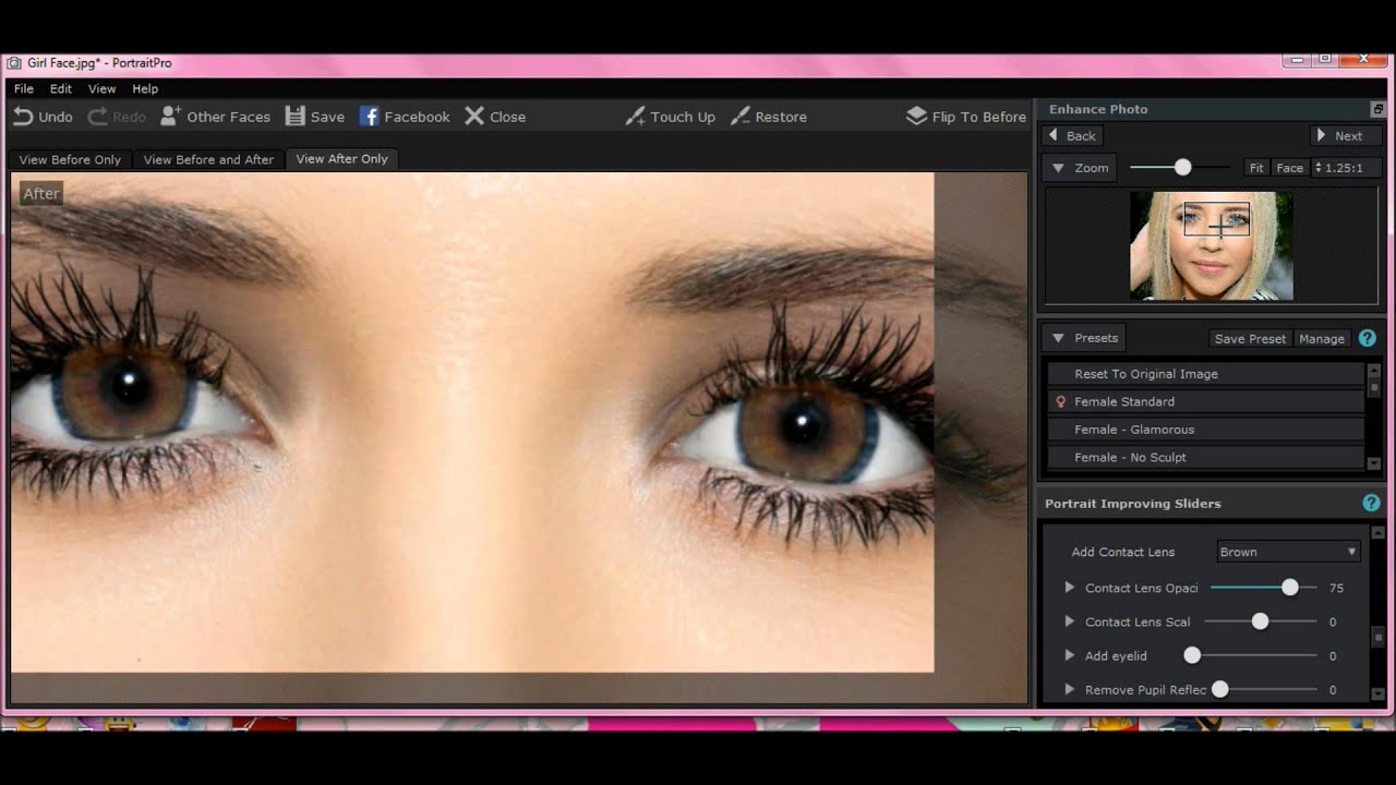 PortraitPro 15: Focusing on the Eyes Only