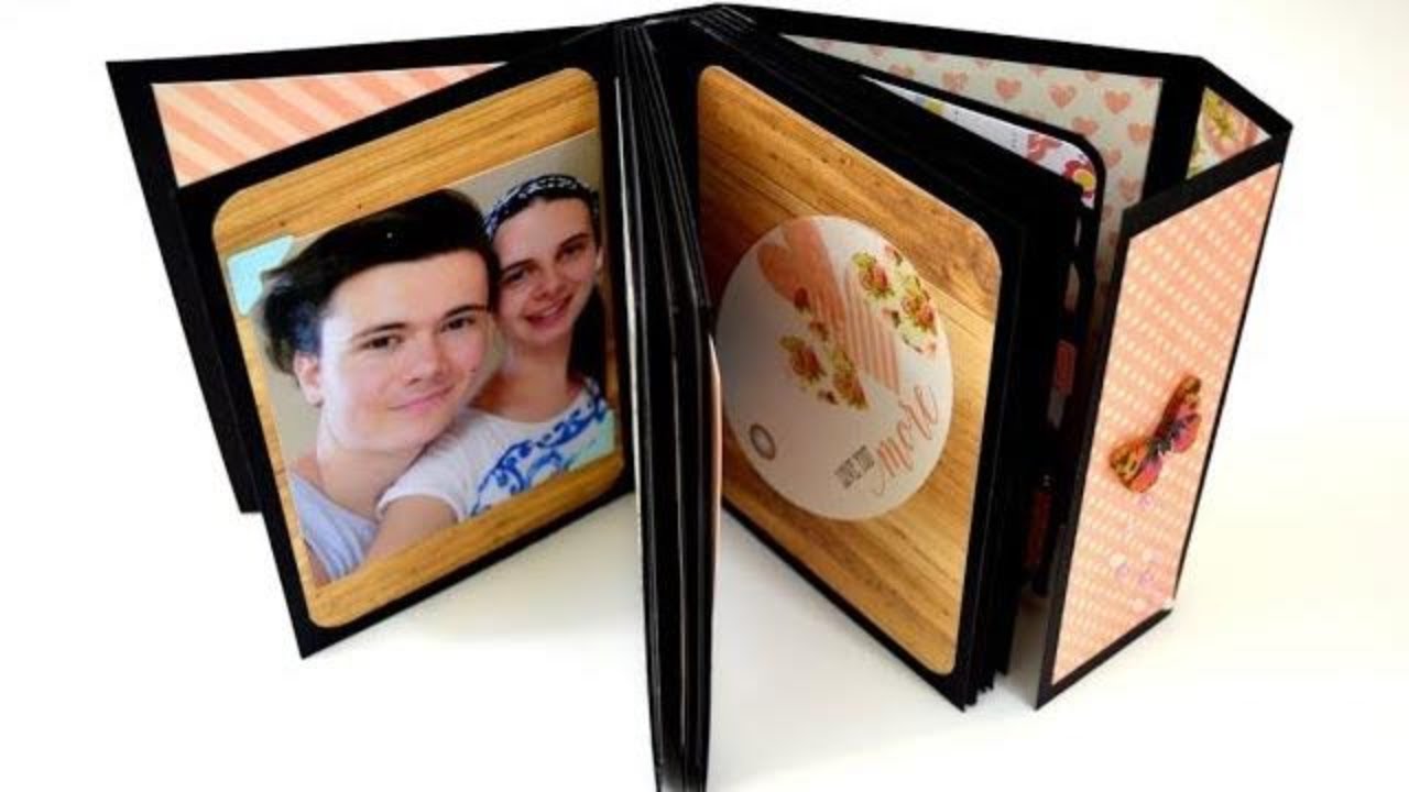 DIY Mini Album | How to Make a Scrapbook Photo Album for Camera Box | DIY Paper Crafts