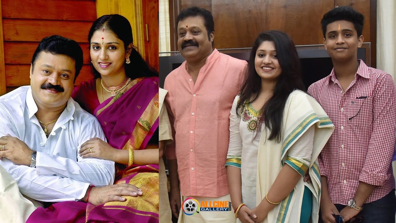 Actor Suresh Gopi Family Photos with Wife Radhika Nair, Sons Gokul Suresh, Madhav & Daughters
