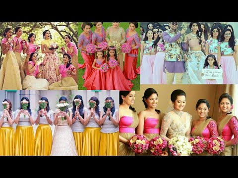 Beautiful Stylish Dress Outfits for Bride and bridesmaid/Bride sisters / Bridal photography