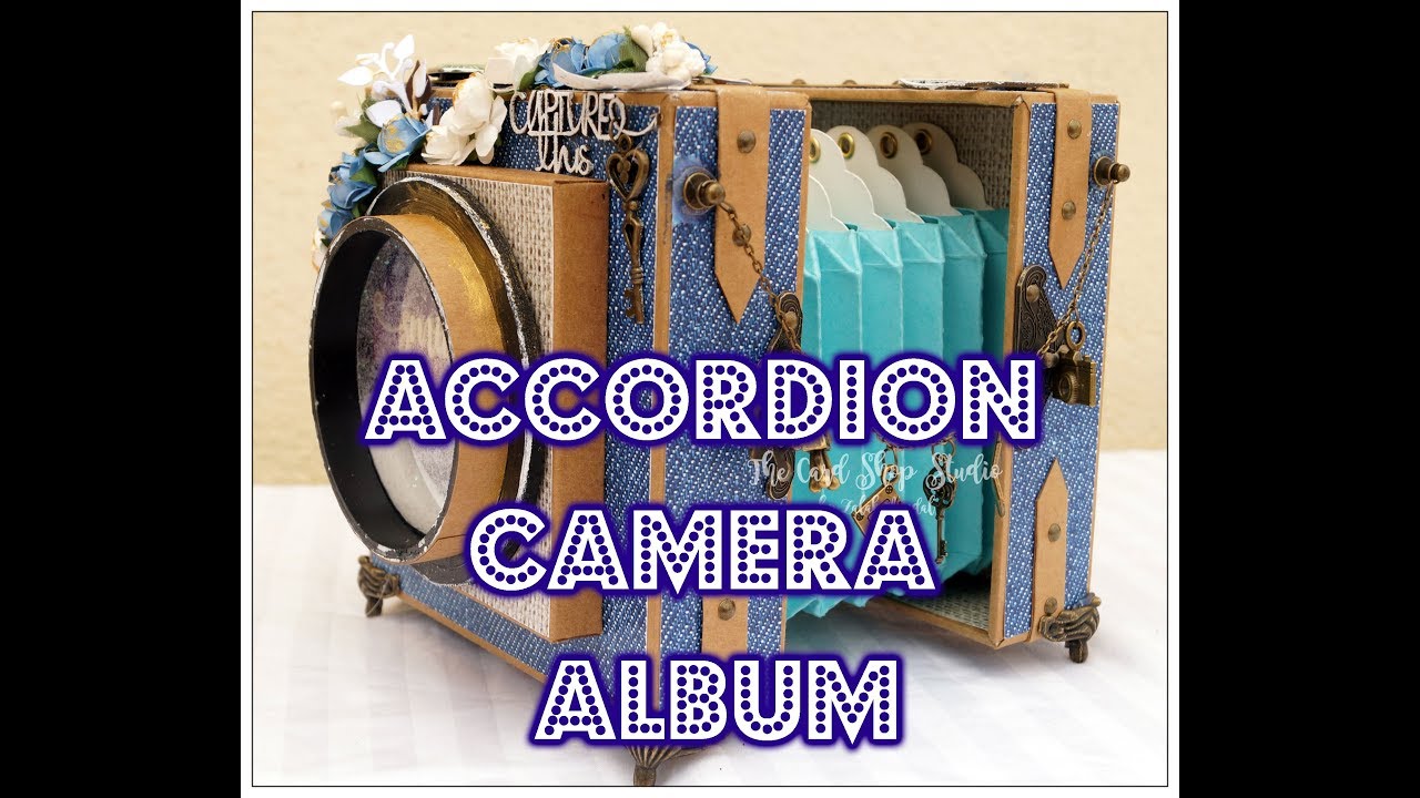 Accordion Camera Album / Handmade Album for friend / Photo Album