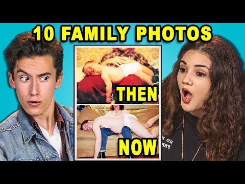 10 THEN and NOW Family Photos! (React)