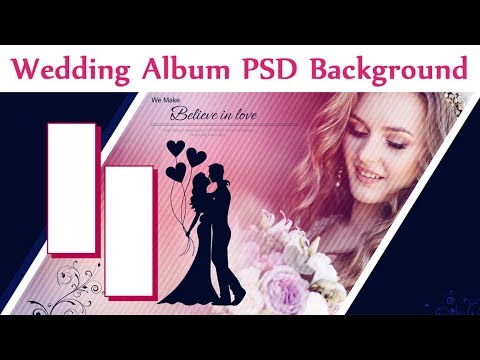 12x36  Wedding Album PSD Background