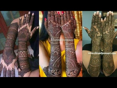 Top 20 Beautiful And Unique Bridal Mehndi Design Images Latest