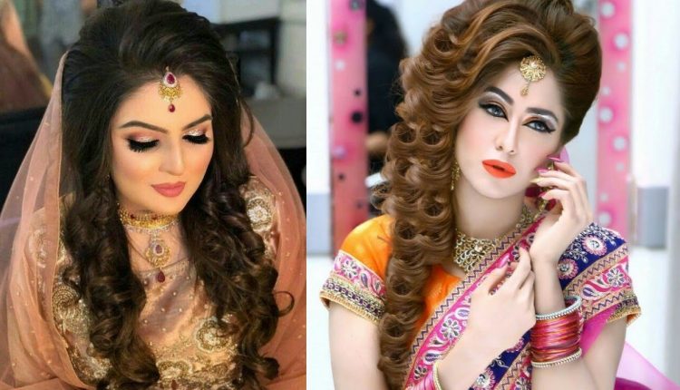 #Wedding Hairstyle and Makeup ideas//Bridal Hair Makeup and Jewellery Collection images