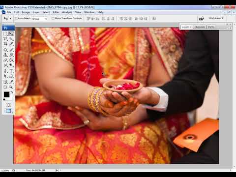 wedding album image color correction Photoshop hindi  tutorial Hindi YouTube