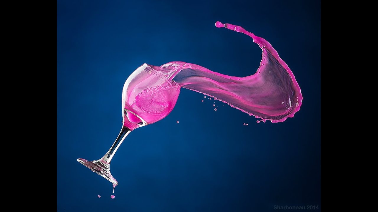 Wineglass Splash Studio Photography Tutorial