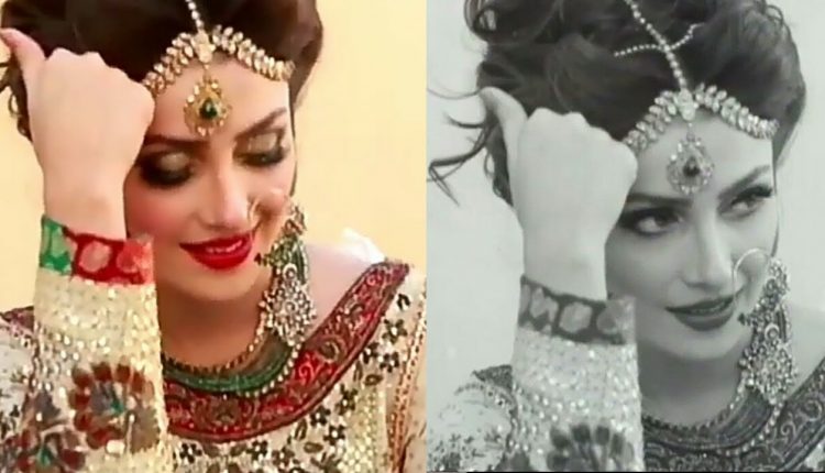 Ayeza Khan Bridal Photo Shoot for Nadia Hussain at Wardha Saleem Studio