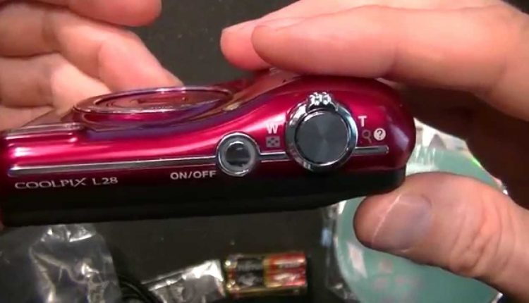 Photo camera Nikon Coolpix L28 unpacking, unboxing