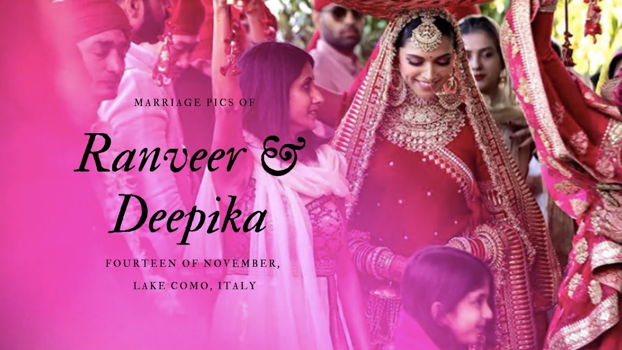 Deepika Padukone & Ranveer Singh Wedding Pics Inside - DeepVeer Wedding Album - Marriage in Italy