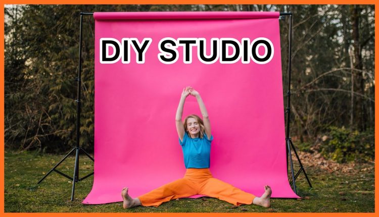 DIY Outdoor Studio Photoshoot | How To Take Great Photos Wherever You Live