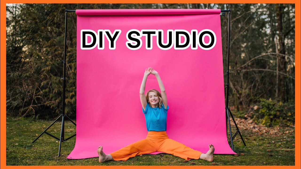 DIY Outdoor Studio Photoshoot | How To Take Great Photos Wherever You Live