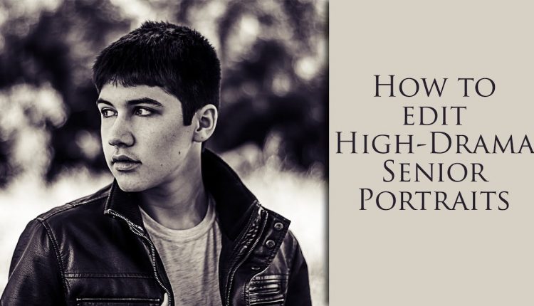 Photoshop Tutorial: Black and White Senior Photography