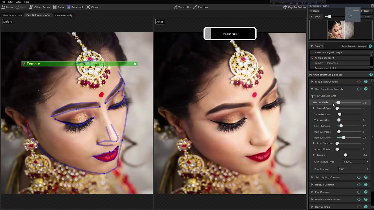 Portrait pro Basic tutorial top photo retouching softwere