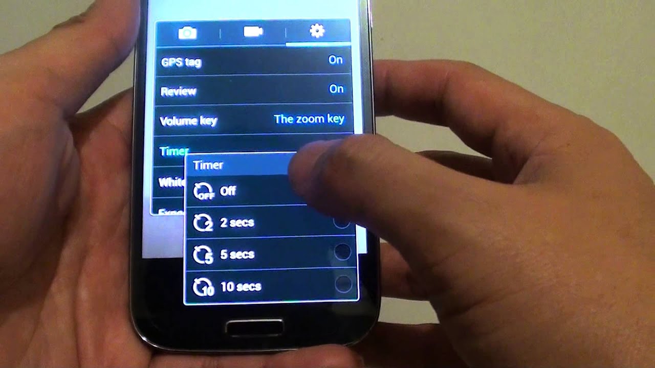 Samsung Galaxy S4: How to Set Camera Timer When Taking a Photo