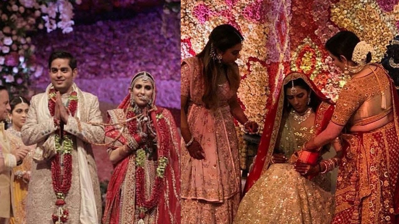 Unseen Wedding Pics Of Akash Ambani & Shloka Mehta