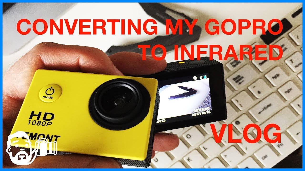 Photography vlog - Removing the infrared filter from a knockoff gopro