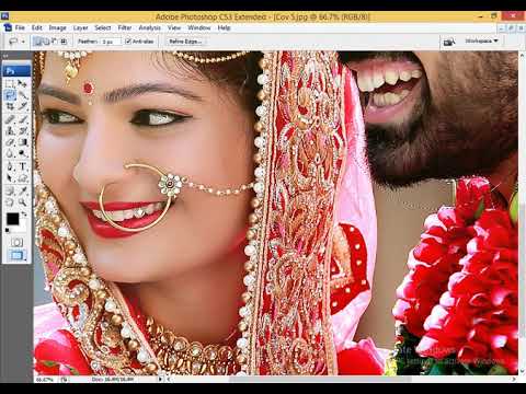Wedding Album Color correction in Photoshop Hindi tutorial