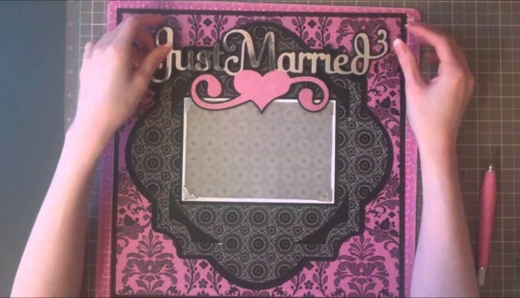 Faith Abigail Designs - Wedding Album Series: Just Married Single Scrapbook Layout Tutorial