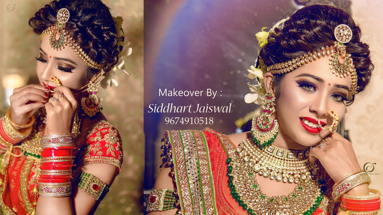 Indian Bridal Makeover | Makeup Artist Siddhart Jaiswal | Photographer LOukik Das |