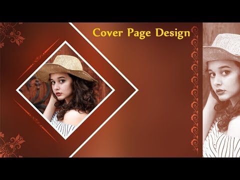 How to make wedding album cover pad design