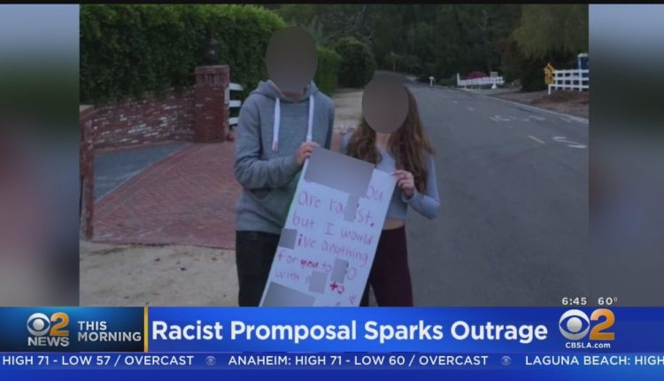 Palos Verdes High School In Uproar Over Racist Promposal Photo