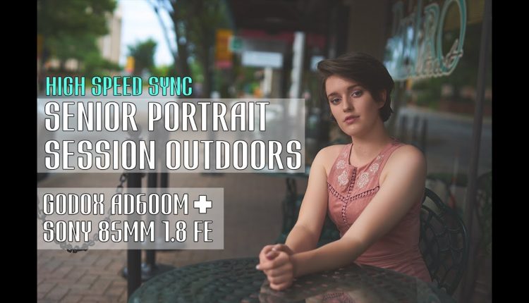 Senior Portrait Photoshoot Outdoors w the Godox AD600M and Sony 85mm FE by FiveWunOH Photography